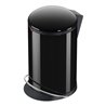 Hailo Harmony M, Design-Tret-Mülleimer, 12 ltr, Schwarz