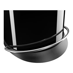 Hailo Harmony M, Design-Tret-Mülleimer, 12 ltr, Schwarz