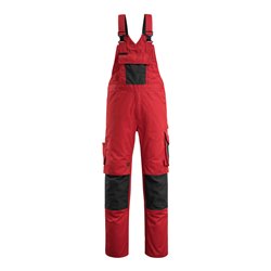 Mascot Latzhose Augsburg Rot/Schwarz