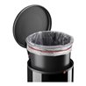 Hailo Harmony M, Design-Tret-Mülleimer, 12 ltr, Schwarz