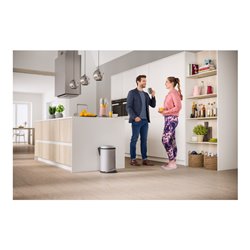 Hailo Harmony M, Design-Tret-Mülleimer, 12 ltr, Schwarz