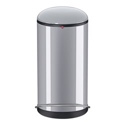 Hailo Harmony L, Design-Tret-Mülleimer, 20 ltr, Silber