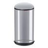 Hailo Harmony L, Design-Tret-Mülleimer, 20 ltr, Silber
