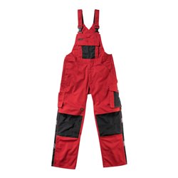 Mascot Latzhose Augsburg Rot/Schwarz