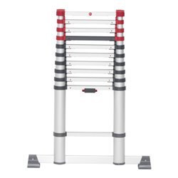 Hailo FlexLine T80, Alu-Sicherheits-Teleskopleiter, 11 Sprossen