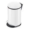Hailo Harmony M, Design-Tret-Mülleimer, 12 ltr, Weiß