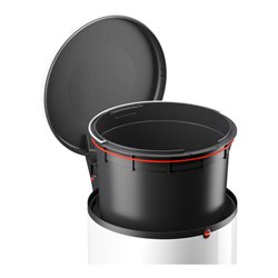 Hailo Harmony M, Design-Tret-Mülleimer, 12 ltr, Weiß