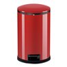 Hailo Pure M, Design-Tret-Mülleimer, 12 ltr, Rot