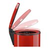 Hailo Pure M, Design-Tret-Mülleimer, 12 ltr, Rot