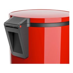 Hailo Pure M, Design-Tret-Mülleimer, 12 ltr, Rot