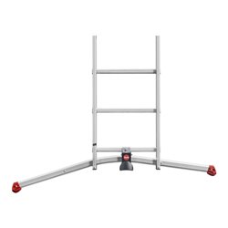 Hailo S100 ProfiLOT, Aluminium Kombileiter 3-teilig, 3x12 Sprossen