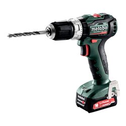 Metabo Akku-Schlagbohrschrauber PowerMaxx SB 12 BL metaBOX 118 12V 2x2Ah Li-Power + SC 30
