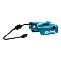 Makita Akku-Adapter für 14,4 V / 18 V LXT-Serie inkl. USB-Ladeanschluss Handy