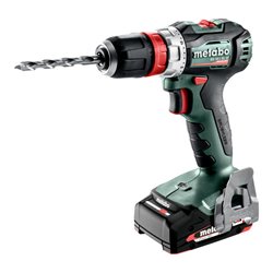 Metabo Akku-Bohrschrauber BS 18 L BL Q metaBOX 145 18V 2x2Ah Li-Power + SC 30