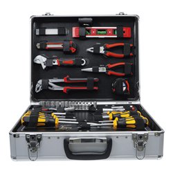 BGS Do it yourself Werkzeug-Satz im Alukoffer 129-tlg.