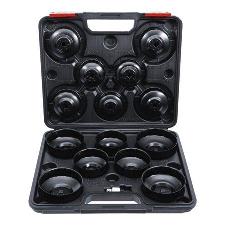 BGS Do it yourself Ölfilterschlüssel-Satz Antrieb Innenvierkant 10 mm 14-tlg.