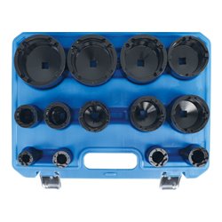 BGS Nutmutternschlüssel-Satz Zapfen innen liegend KM0 - KM12 13-tlg.