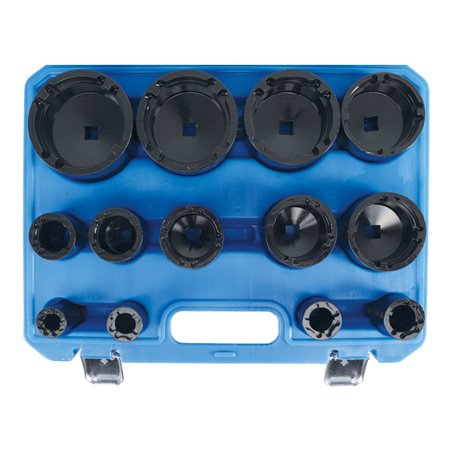 BGS Nutmutternschlüssel-Satz Zapfen innen liegend KM0 - KM12 13-tlg.