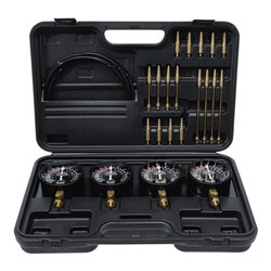 BGS Do it yourself Synchron-Vergaser-Testgerät mit 4 Synchronuhren 26-tlg.