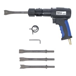 BGS Druckluft-Meißel-Satz für 10 mm Rundmeißel 7-tlg.