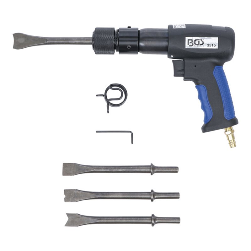 BGS Druckluft-Meißel-Satz für 10 mm Rundmeißel 7-tlg.