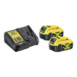 DEWALT Akku-Kit (2 x 18V / 5 Ah plus DCB 115) DCB115P2-QW