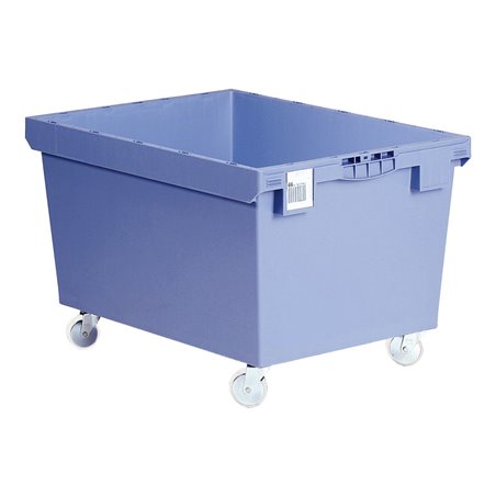 Bito Mehrwegbehälter Kunststoff-Lenkrollen blau