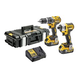 DEWALT Akku-Set 18 V / 5 Ah (DCD796 / DCF887) DCK266P2-QW