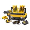 DEWALT Akku-Bohrschrauber-Set 18 V / 2,0 (BL) mit Zubehör DCK791D2T-QW
