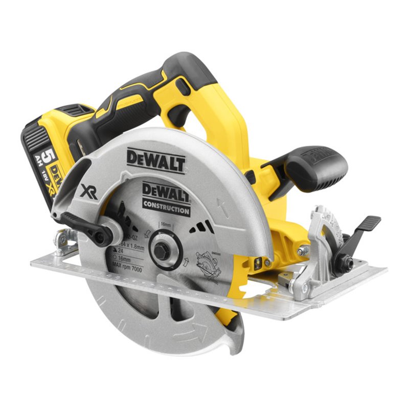 DEWALT Handkreissäge 18V / 5 Ah DCS570P2-QW