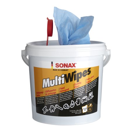 SONAX MultiWipes für Maschinen/Werkzeuge und glatte Oberflächen
