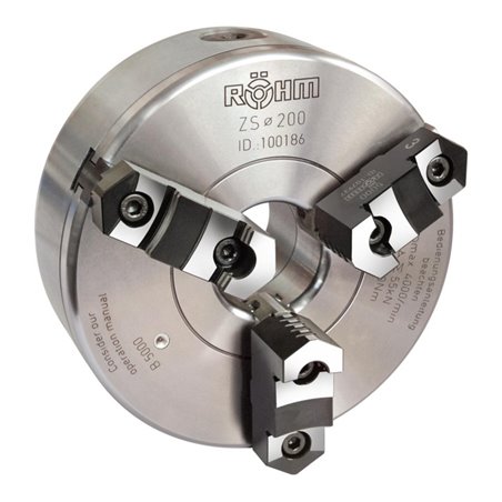 Röhm Dreibacken-Drehfutter Stahl Kurzkegelaufnahme 200/5 Mm