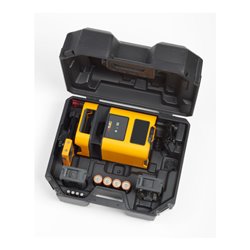 Fluke PLS H2 Rotationslaser-Kit, rot, mit Stativ und Nivellierlatte