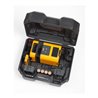 Fluke PLS H2 Rotationslaser-Kit, rot, mit Stativ und Nivellierlatte