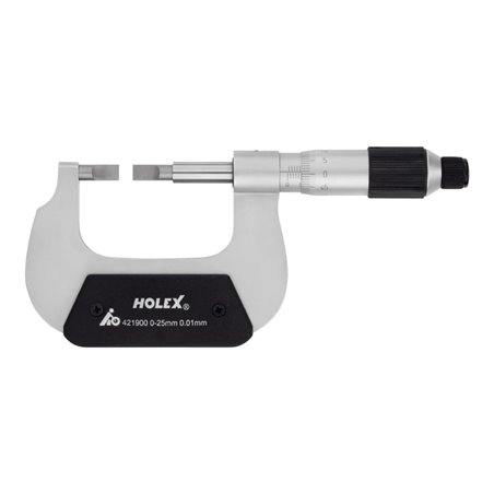 HOLEX Nuten-Bügelmessschraube Messbereich