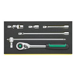 Stahlwille Wkz.Sortiment Nr.TCS 1/2 ZOLL-512/6 QR 1/3-Teilung 6tlg.