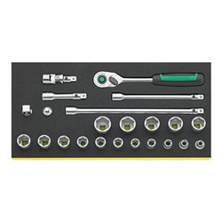 Stahlwille Wkz.Sortiment Nr.TCS 3/8 ZOLL 456/16/7 QR 1/3-Teilung 23tlg.