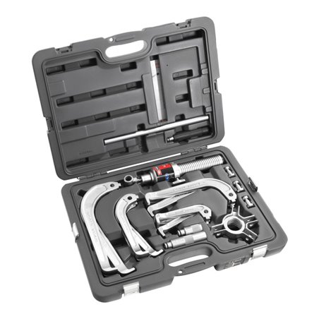 Facom Hydraulik-Außenabzieher, 4 Sätze Abzieharme, Zubehör Satz im Kunststoffkoffer, 17-tlg.