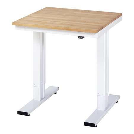 RAU Werktisch adlatus 300 elektrisch höhenverstellbar Buche-Massiv-Platte