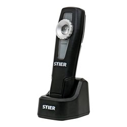 STIER Wireless Akku-LED-Werkstattleuchte, 350 Lumen, mit Ladestation