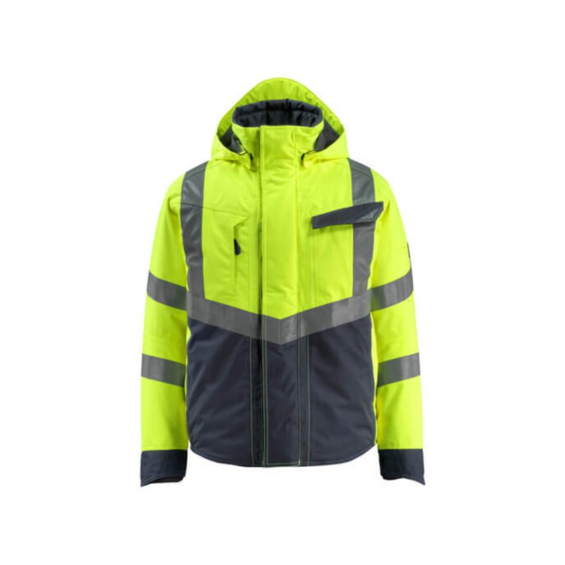 Mascot Hastings Winterjacke hi-vis gelb/schwarzblau