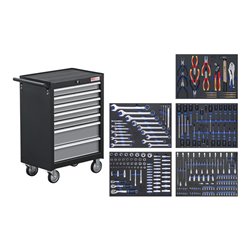 BGS Werkstattwagen 7 Schubladen mit 243 Werkzeugen