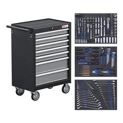 BGS Werkstattwagen 7 Schubladen mit 263 Werkzeugen