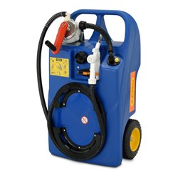 CEMO Trolley 60 l für AdBlue mit Kurbelpumpe 2,9 m Zapfschlauch, Handzapfventil