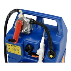 CEMO Trolley 100 l für AdBlue mit Kurbelpumpe 3,4 m Zapfschlauch, Handzapfventil