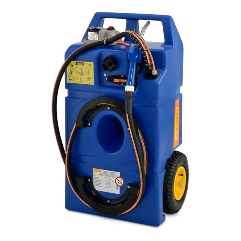 CEMO Trolley 100 l für AdBlue, 12 V, AZV mit CENTRI SP 30 + Akku + Ladegerät