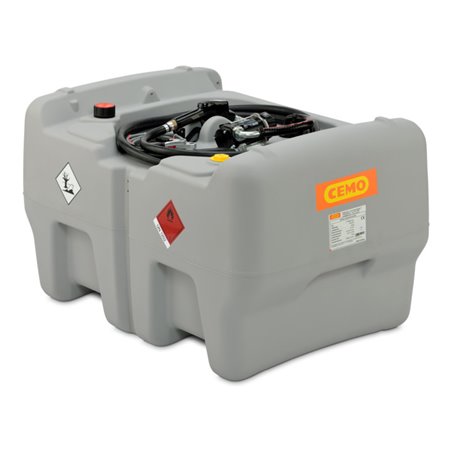 CEMO DT-Mobil Easy 440 l, 12V, Elektropumpe 40 l/min, ohne Deckel, mit AZV