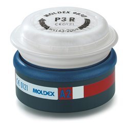 Moldex Kombifilter A2 P3 R in Blisterverpackung, für Serie 7000 + 9000, EasyLock® organische Gase und Partikel  in Blisterverpac