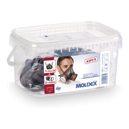 Moldex Atemschutzbox A2 P2 R D Größe M, Serie 8000, organische Gase und Partikel