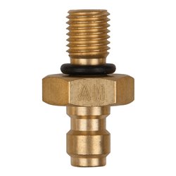 KS Tools Adapterstück mit Außengewinde und 1/4' Schlauchanschluss mit Dichtring